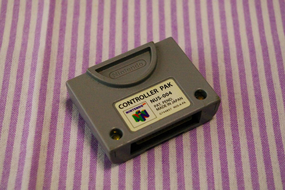  person ton dou64 controller pack (NUS-004) / NINTENDO64 Nintendo 64 memory card memory pack #i4
