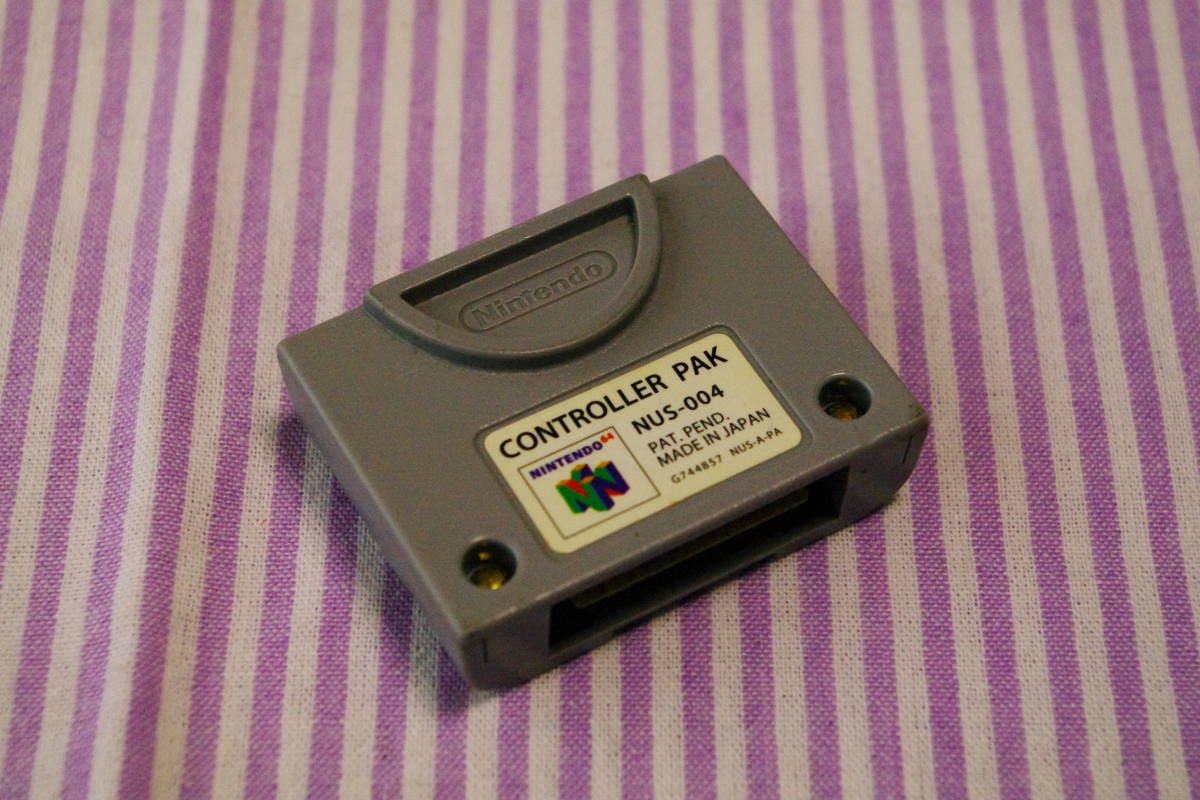 ニンテンドウ64 コントローラパック (NUS-004) / NINTENDO64 ニンテンドー64 メモリーカード メモリーパック ■i4_画像1