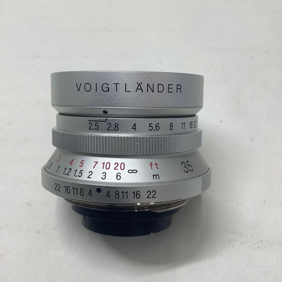 ジャンク/返品不可　レンズ　voightlander COLOR-SKOPAR 35mm F/2.5 C-type #i50437 j1_画像5