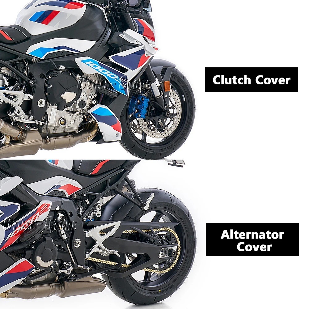 クラッチカバー オルタネーターカバー Bmw S1000R XR RR M1000R RR プラスチック ステンレススチール_画像7