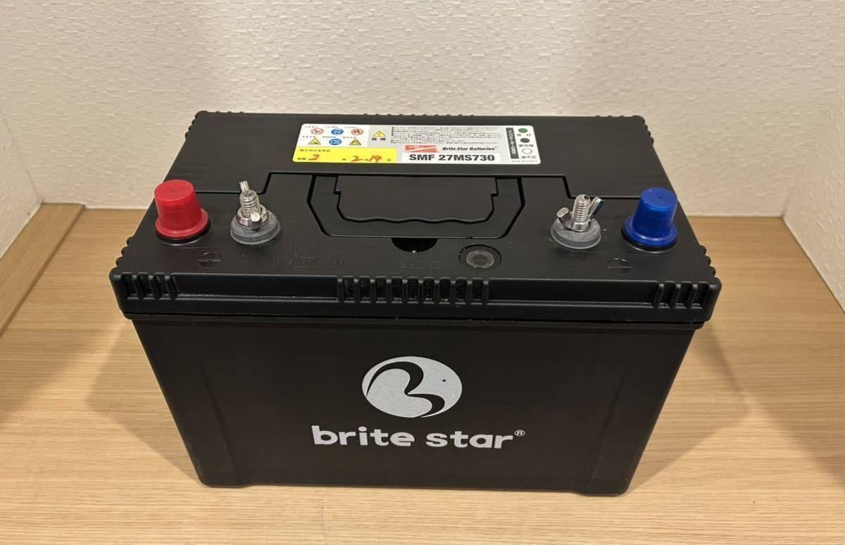 brite star ブライトスター SFM 27MS730 キャンピングカー サブバッテリー 鉛バッテリー ディープサイクルバッテリー_画像2