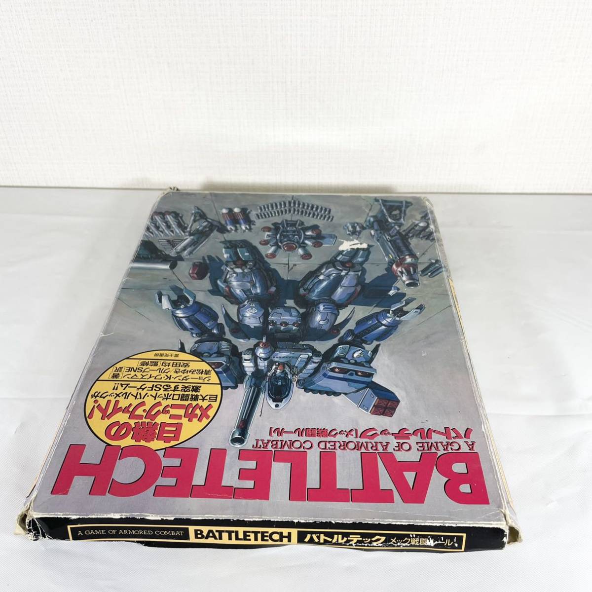 F12121 書籍 BATTLETECH A GAME OF ARMORED COMBAT バトルテック メック戦闘ルール ルールブック1冊 地形マップ2枚 プレイ人 富士見書房_画像3