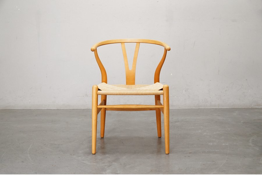 322-1 展示極美品 ハンス・J・ウェグナー Carlhansen & son(カールハンセン＆サン) CH24 Yチェア ビーチ オイル仕上 10万_画像2