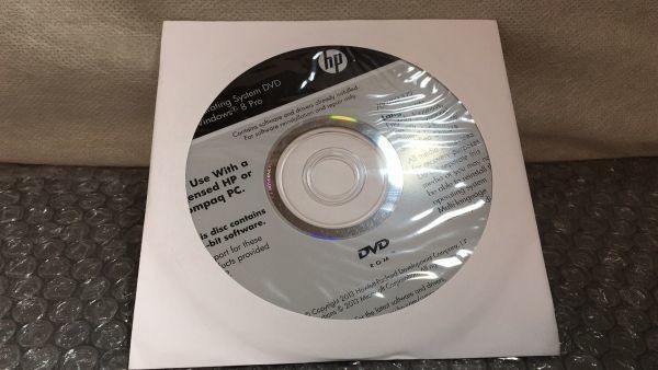 H 新品未開封　HP Windows8 インストールディスク 64bit DVD_画像1