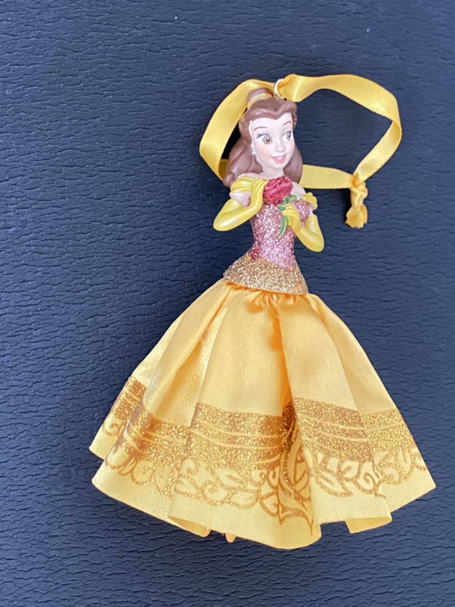 入手困難 Disney Store限定 Disney Princess オーナメント 美女と野獣 Belleフィギュア 人形 ドール_画像3