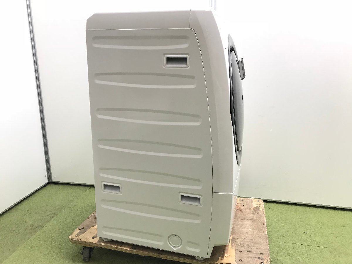2022年製 SHARP シャープ ドラム式洗濯乾燥機 ES-S7G-WL 左開き 斜型 洗濯7kg 乾燥3.5kg プラズマクラスター除菌乾燥 YD12025su_画像9