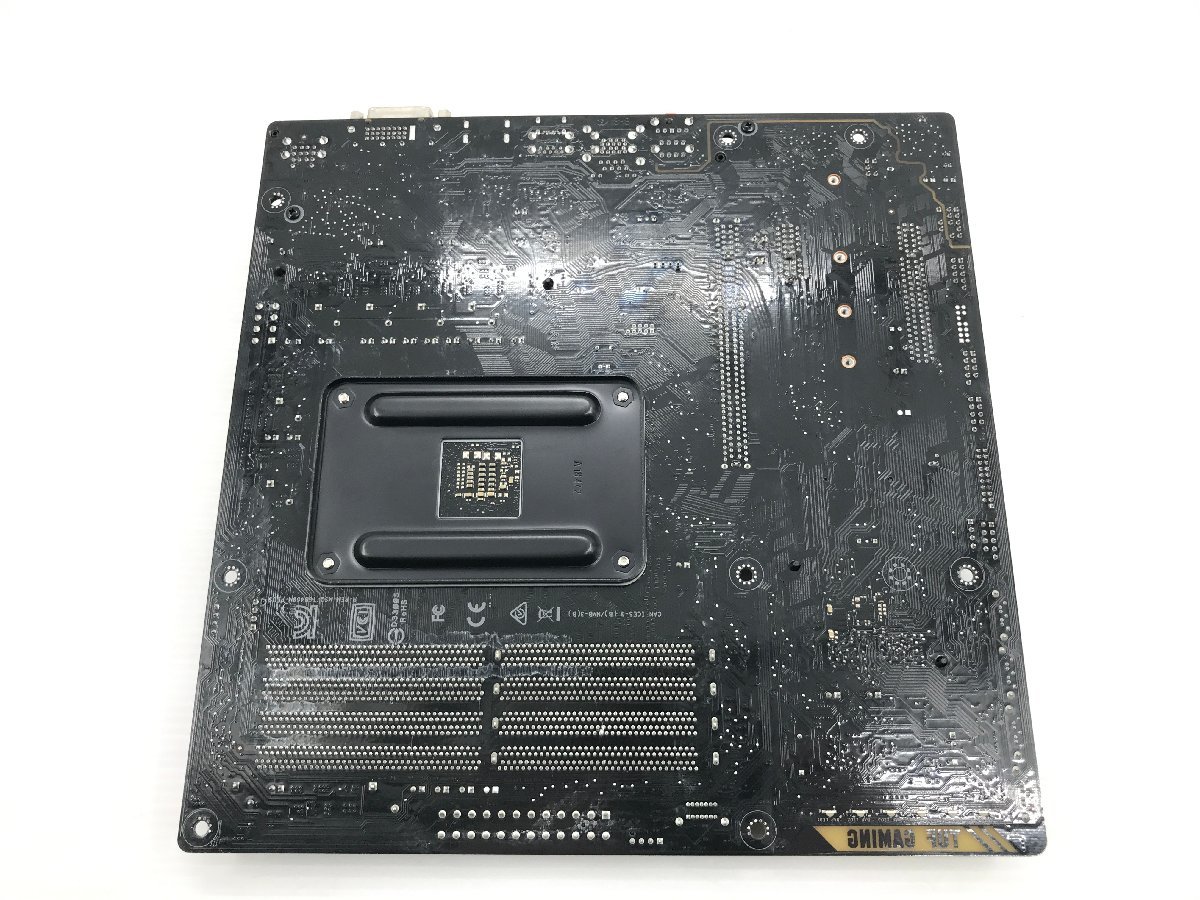 ASUS エイスース TUF B450M-PLUS GAMING ゲーミングマザーボード B450 AMD製CPU対応 microATX コンピュータパーツ ジャンク 12041N_画像3