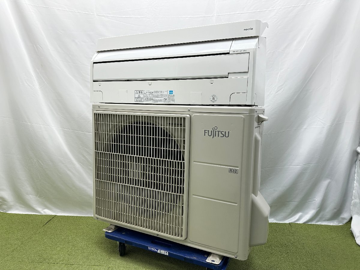 美品 FUJITSU 富士通 ノクリアM エアコン AS-M40F2W おもに14畳用 4.0kW 11畳～17畳 200V 内部クリーン プラズマイオン 2016年製 d12133S_画像1