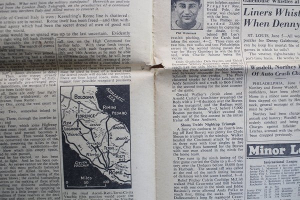 WW2米軍スターズアンドストライプス紙 1944年6月6日（W40）_画像7