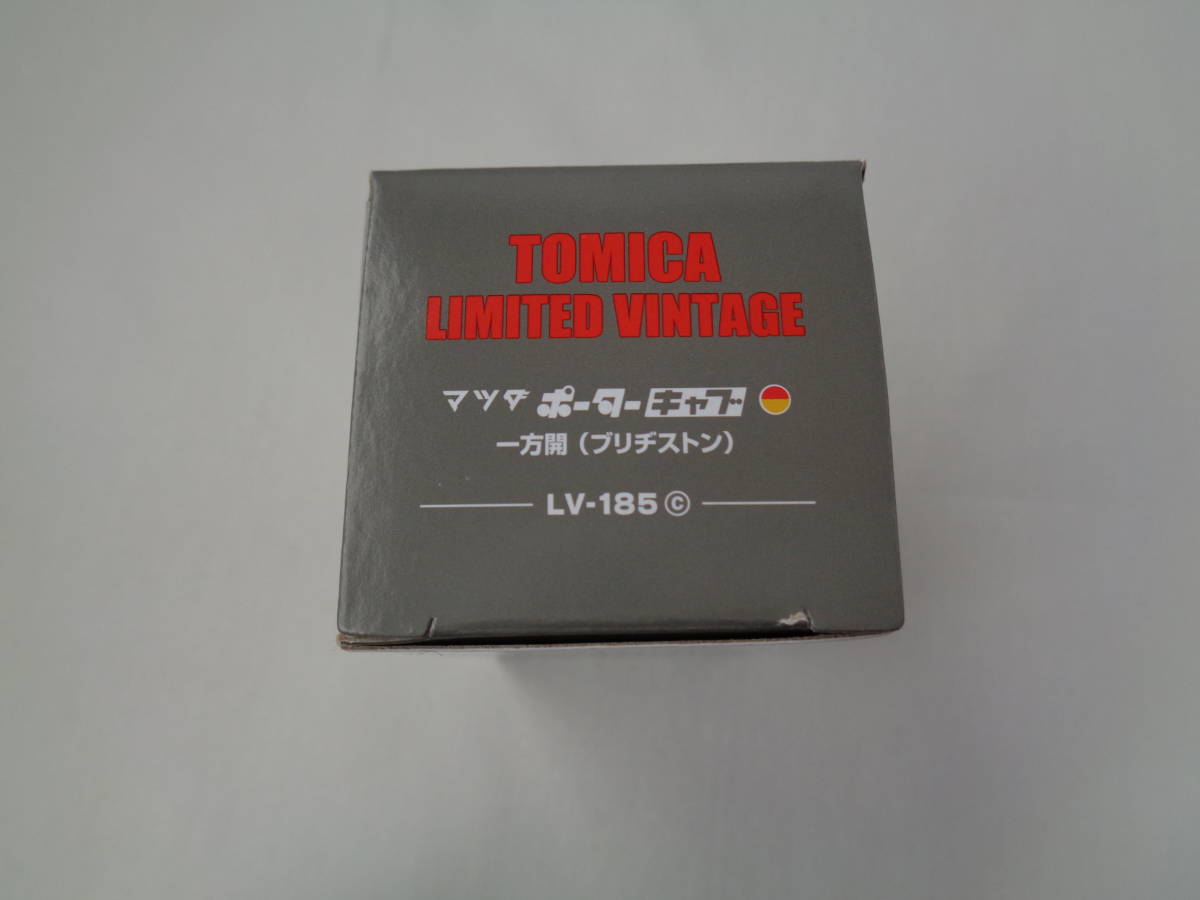 トミカリミテッドヴィンテージ 1/64 マツダ ポーターキャブ 一方開 ブリヂストン LV-185cの画像5