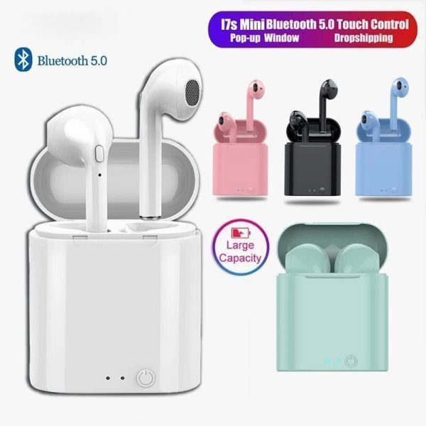 YH092:【送料無料】定価9780円 Bluetooth 5.0 ワイヤレス ヘッドセット スマートフォン 充電ボックス_画像3