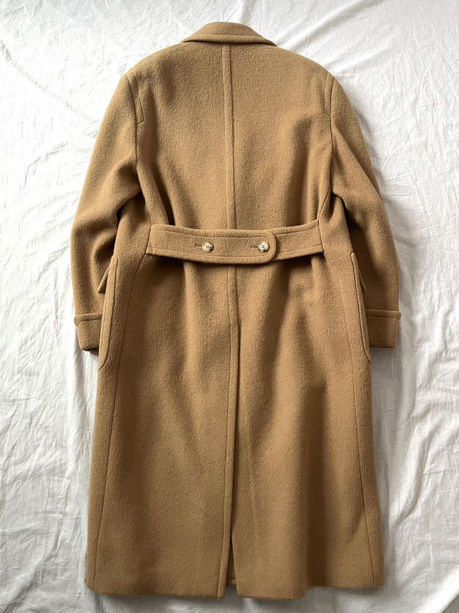 超希少 イタリア製 Ralph Lauren ポロコート CAMELHAIR 100% ラルフローレン チェスターコート italy製 キャメルヘア 38R ダブル POLO COAT_画像4