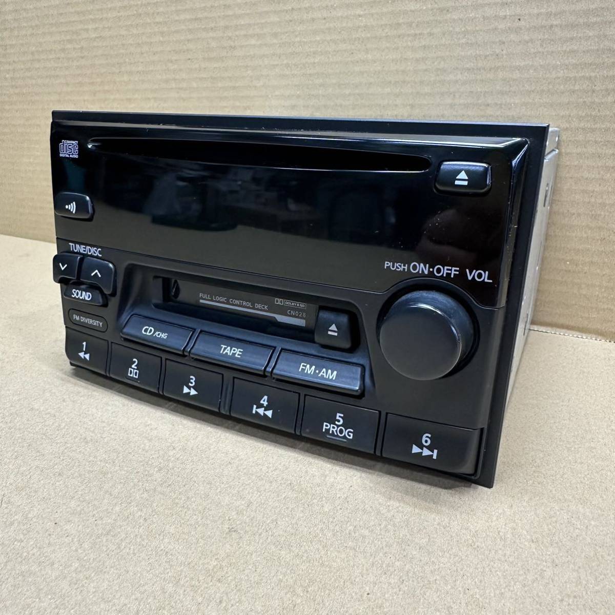 C34 Stagea поздняя версия Nissan оригинальный PN-2263E Car Audio плеер панель CD аудио тюнер 2DIN машина стерео рабочее состояние подтверждено 