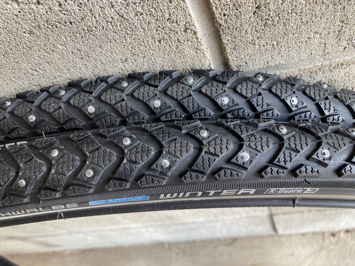 未使用 2本 Schwalbe Winter Active K-Guard 700x30c スパイクタイヤ_画像3