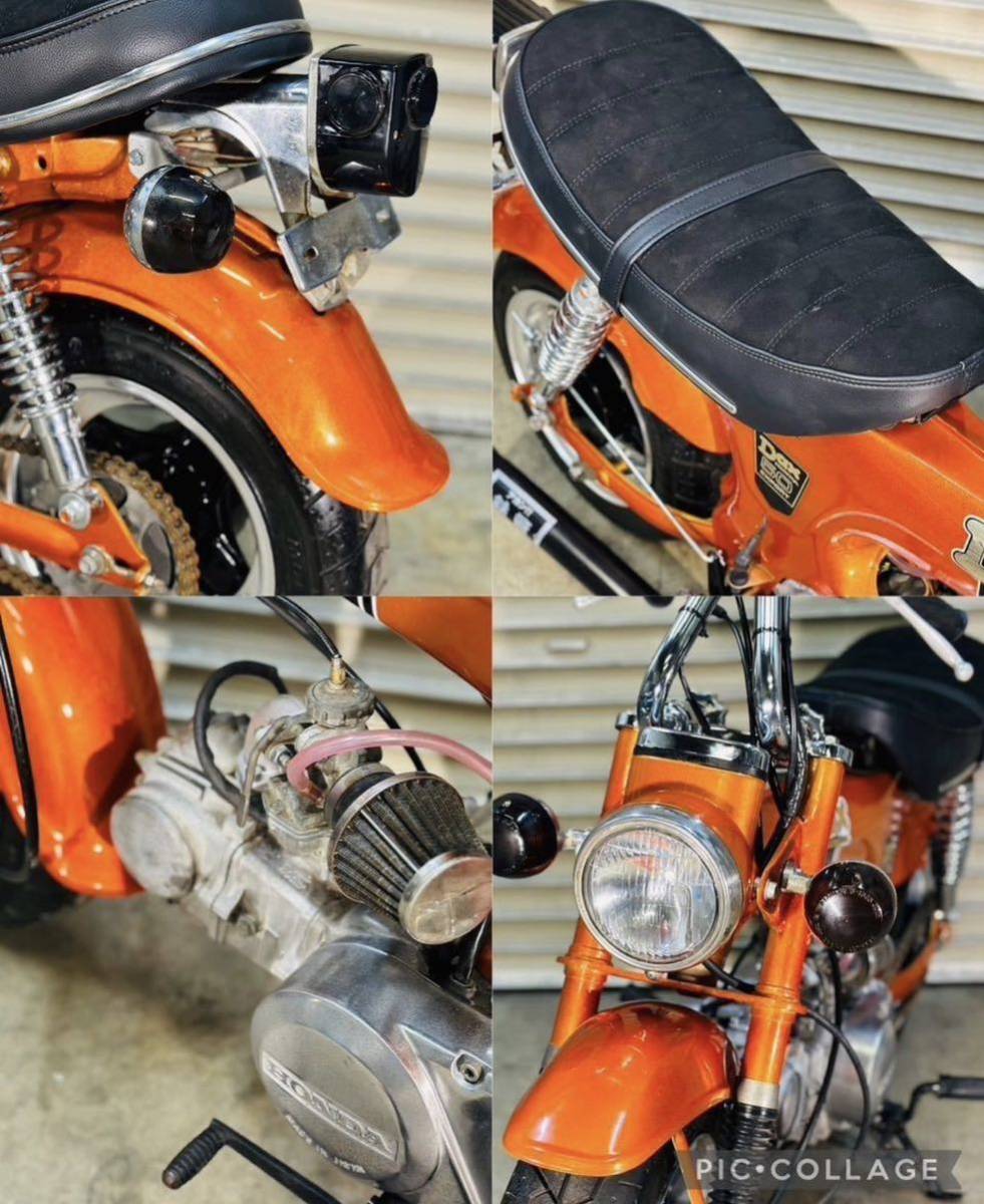 ダックス カスタム st50 st70 車体 88cc 太足 実働 モンキー ダックス カスタム st50 st70 車体 88cc 太足 実働 モンキー