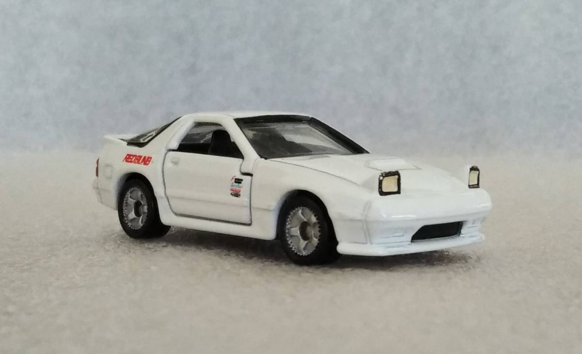 【頭文字D】トミカ 5個セット AE86スプリンタートレノ 藤原とうふ店(自家用) 黒ボンネット サバンナRX-7 R32GT-R S13シルビア ミニカー _画像4