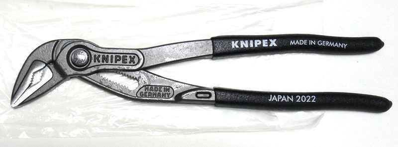 新品 KNIPEX 8751-250 コブラ エクストラスリム クニペックス ウォーターポンプ プライヤー 8751-250B01 Cobra 日本限定 2022の画像1