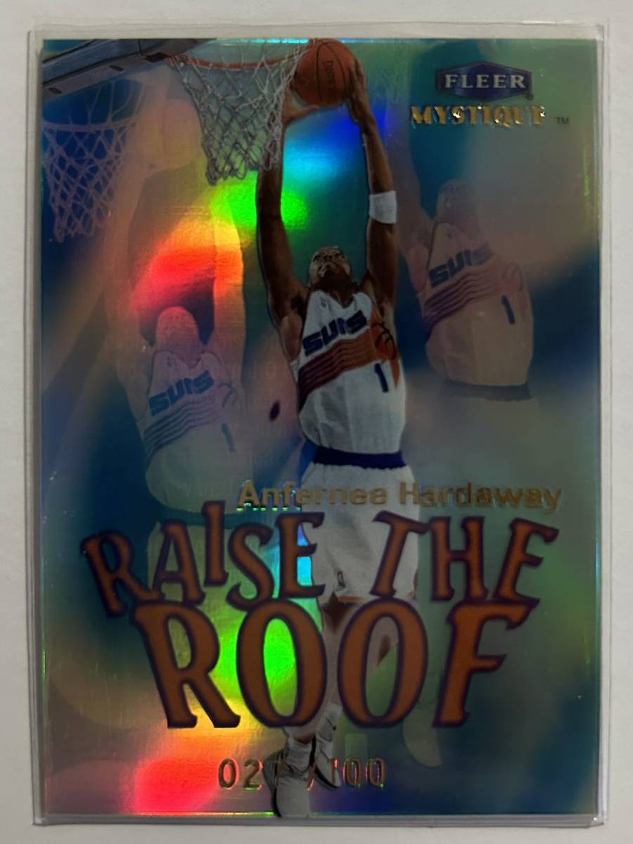 99 Fleer Mystique Raise of the Roof Anfernee Hardaway アンファニーハーダウェイ　ペニー　100枚限定カード NBA