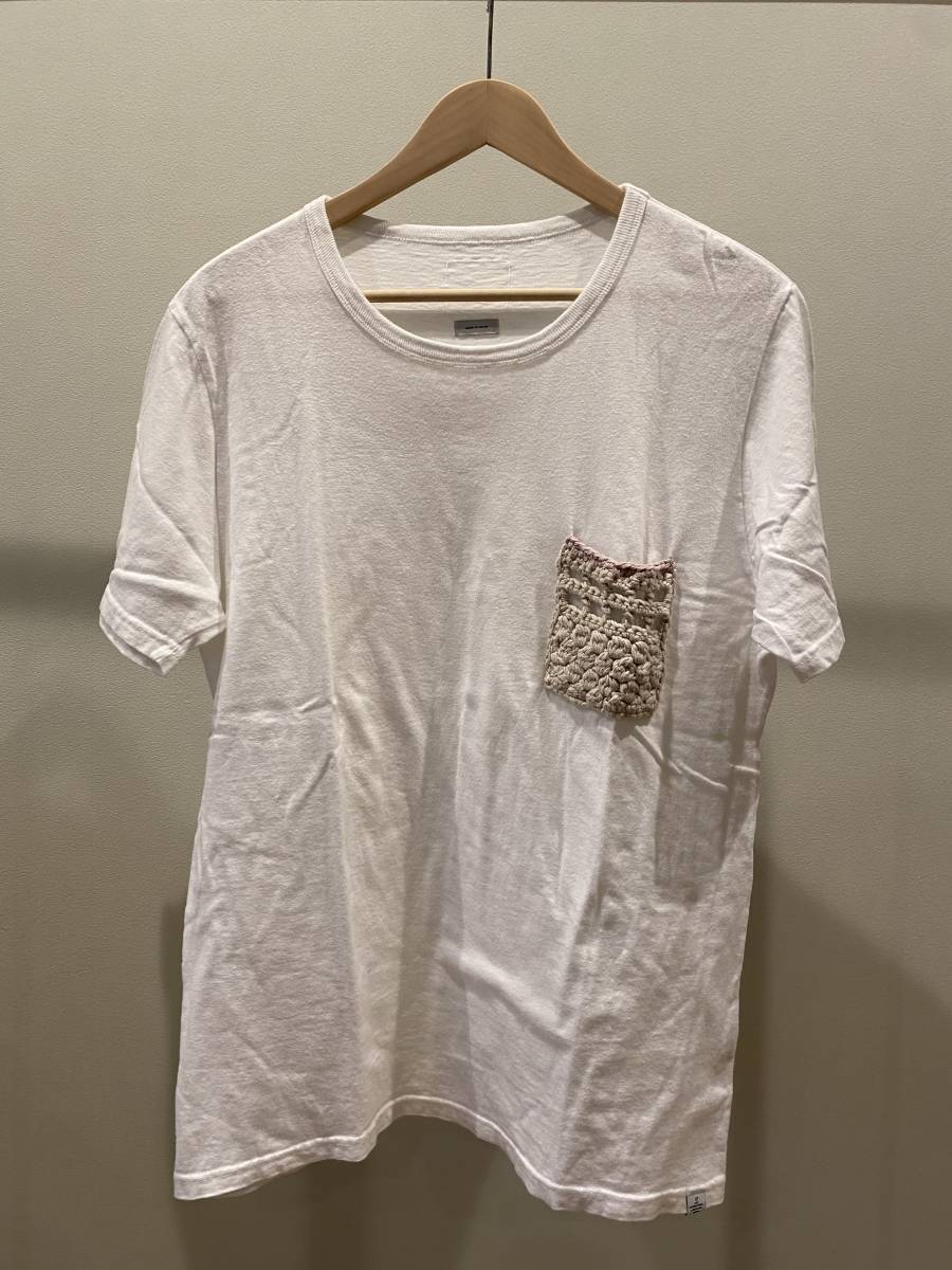 visvim CROCHET POCKET TEE /ビズビム　ニットポケットTシャツ　20222023_画像1