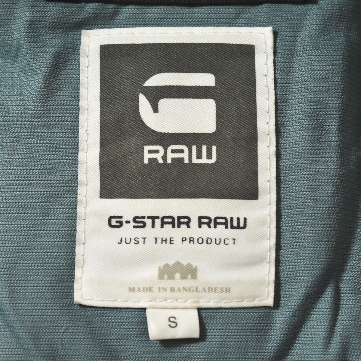 ★レアデザイン フードファー付 ジースター G-STAR RAW ナイロン ダウン フライト ジャケット S ブラック メンズ ミリタリー ジャンパー★_画像5