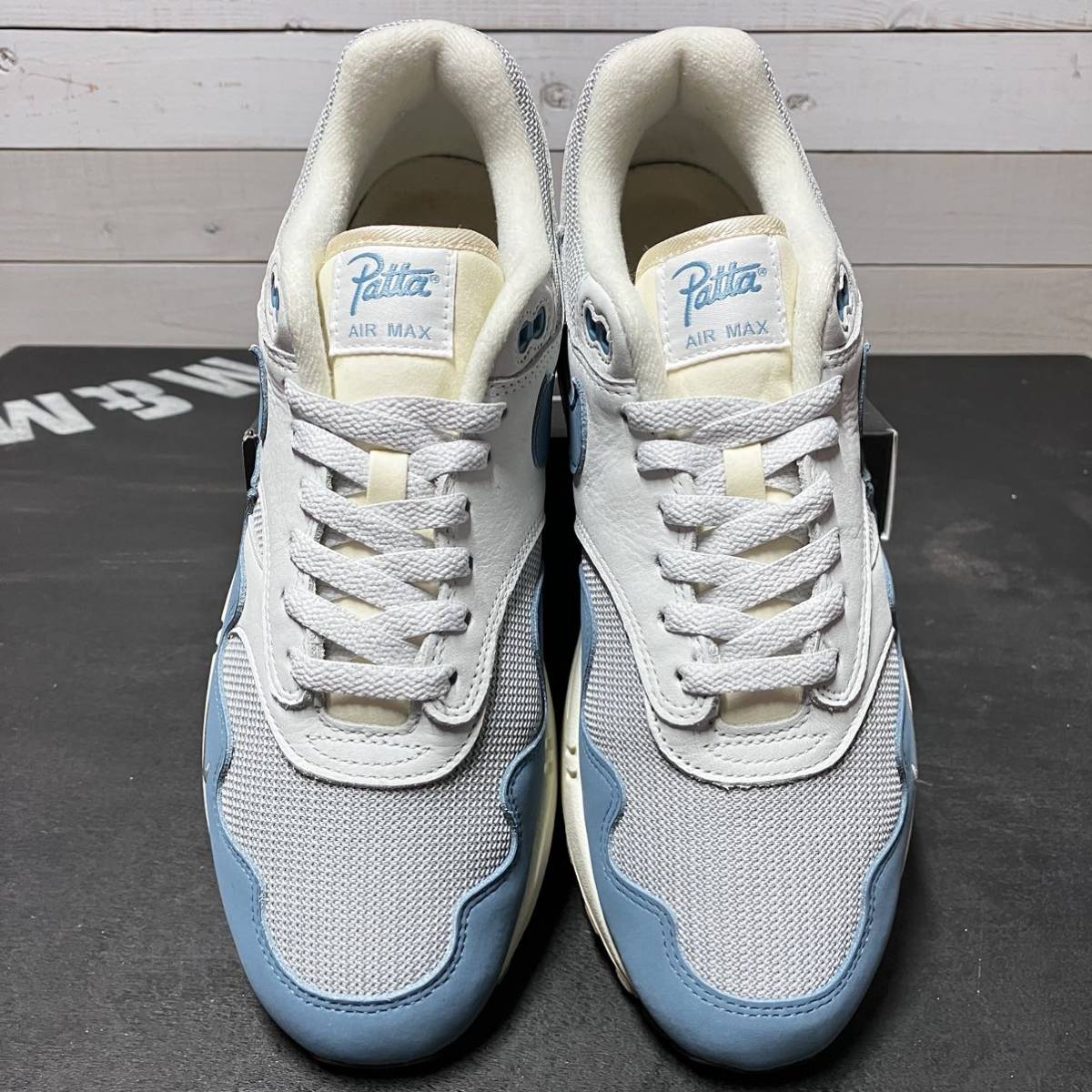 即決送料無料 28cm NIKE AIR MAX 1 PATTA AQUA DH1348-004 ナイキ エア マックス ワン パタ アクア_画像2