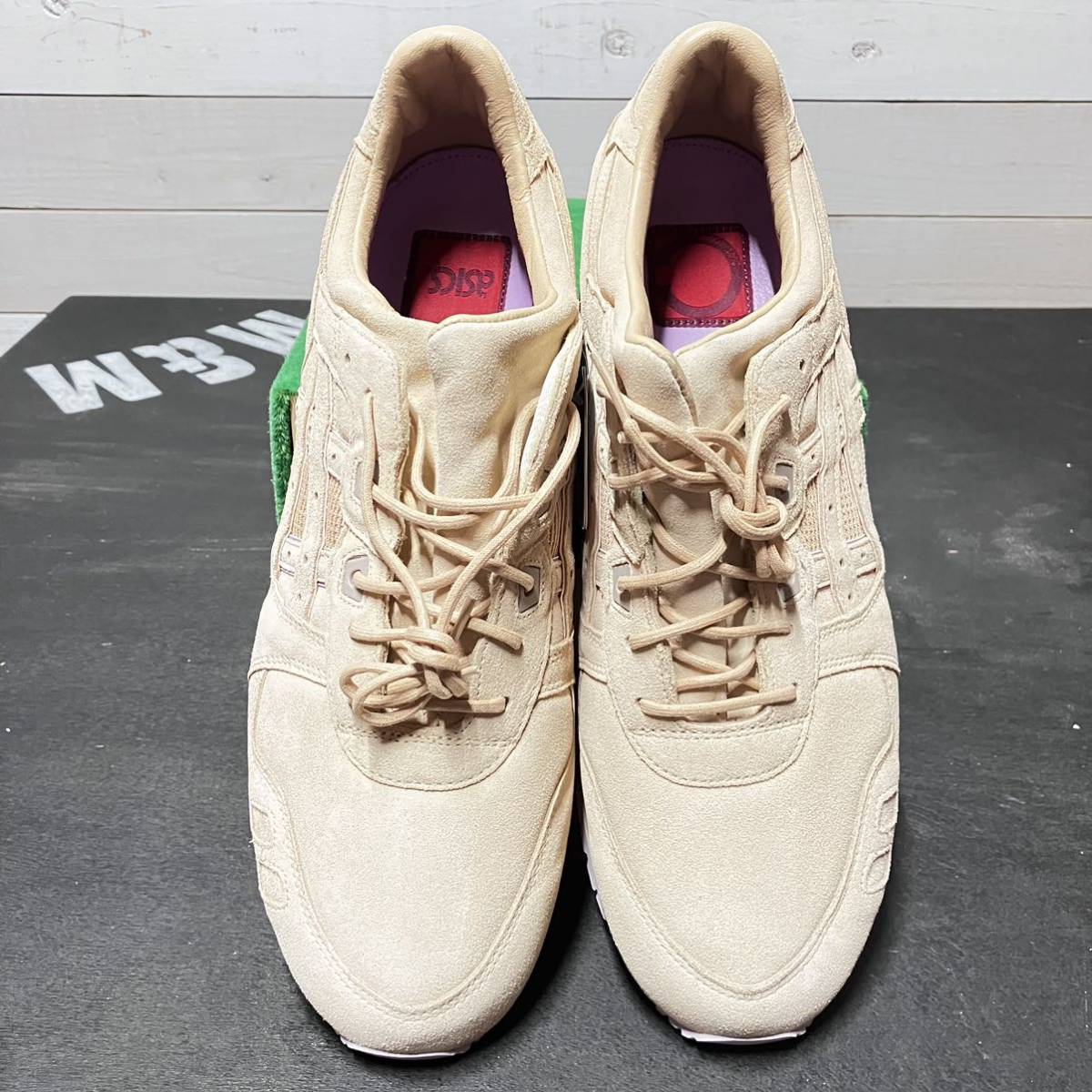 29.5cm ASICS GEL LYTE III 3 BEIGE CLOT SPECIAL BOX H60XK アシックス ゲルライト スリー ベージュ スペシャル ボックス_画像2