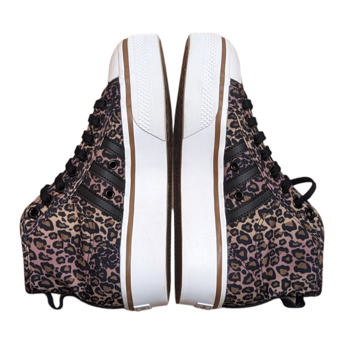 adidas アディダス NIZZA MID ニッツァ 23 5cm 厚底 豹柄 adidas アディダス NIZZA MID ニッツァ 23 5cm 厚底 豹柄