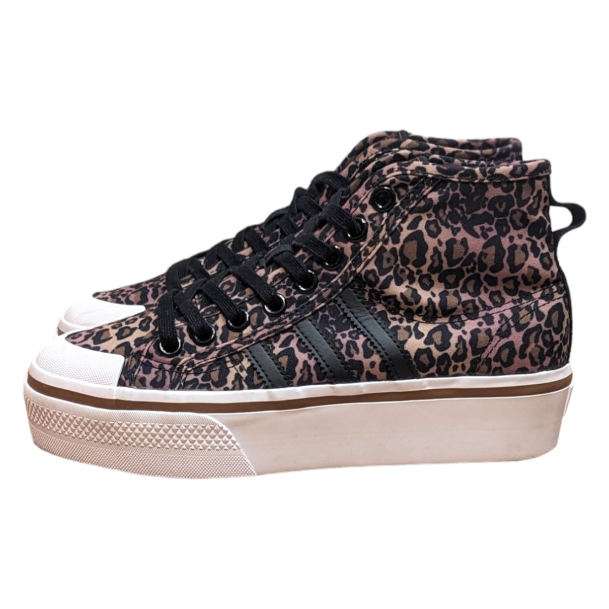 adidas アディダス NIZZA MID ニッツァ 23 5cm 厚底 豹柄 adidas アディダス NIZZA MID ニッツァ 23 5cm 厚底 豹柄