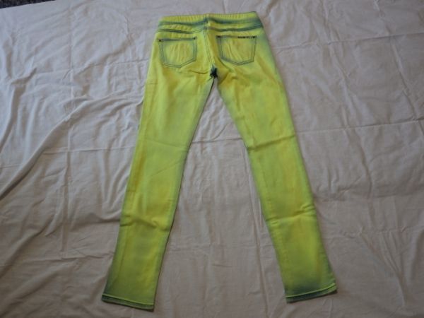 値下げ MET in jeans メット スーパースキニーパンツ 27インチ グラスグリーン 参考上代18800円 インポートブランド イタリア製_画像2