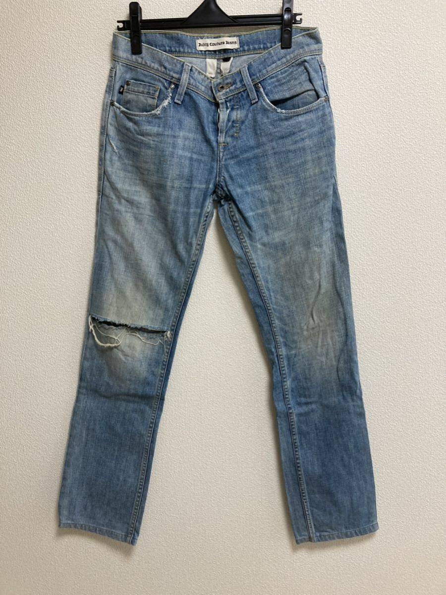 [USED]JUICY COUTURE JEANS Juicy Couture damage manner Denim jeans 29 028