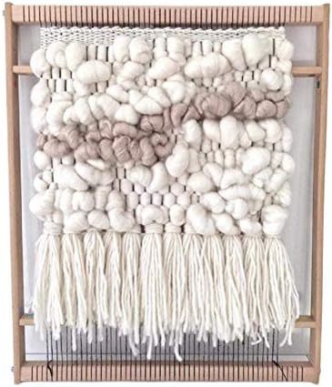  手織り機 卓上手織機 編み機 はたおりき 卓上織り機 糸付き 扱いやすい 簡単_画像5