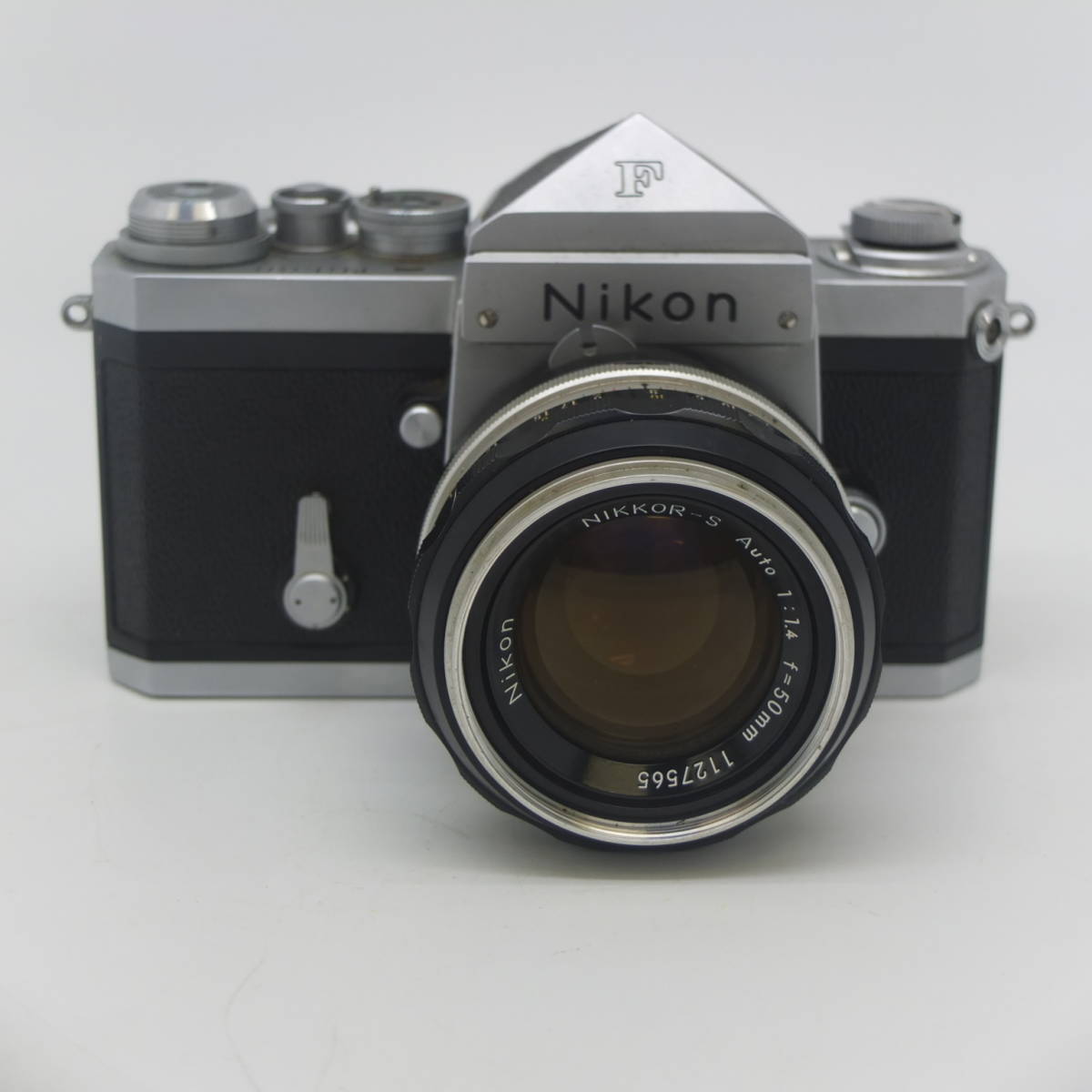 Nikon/ニコン F 一眼レフフィルムカメラ NIKKOR-S Auto 1:1.4 f=50mm レンズ_画像2