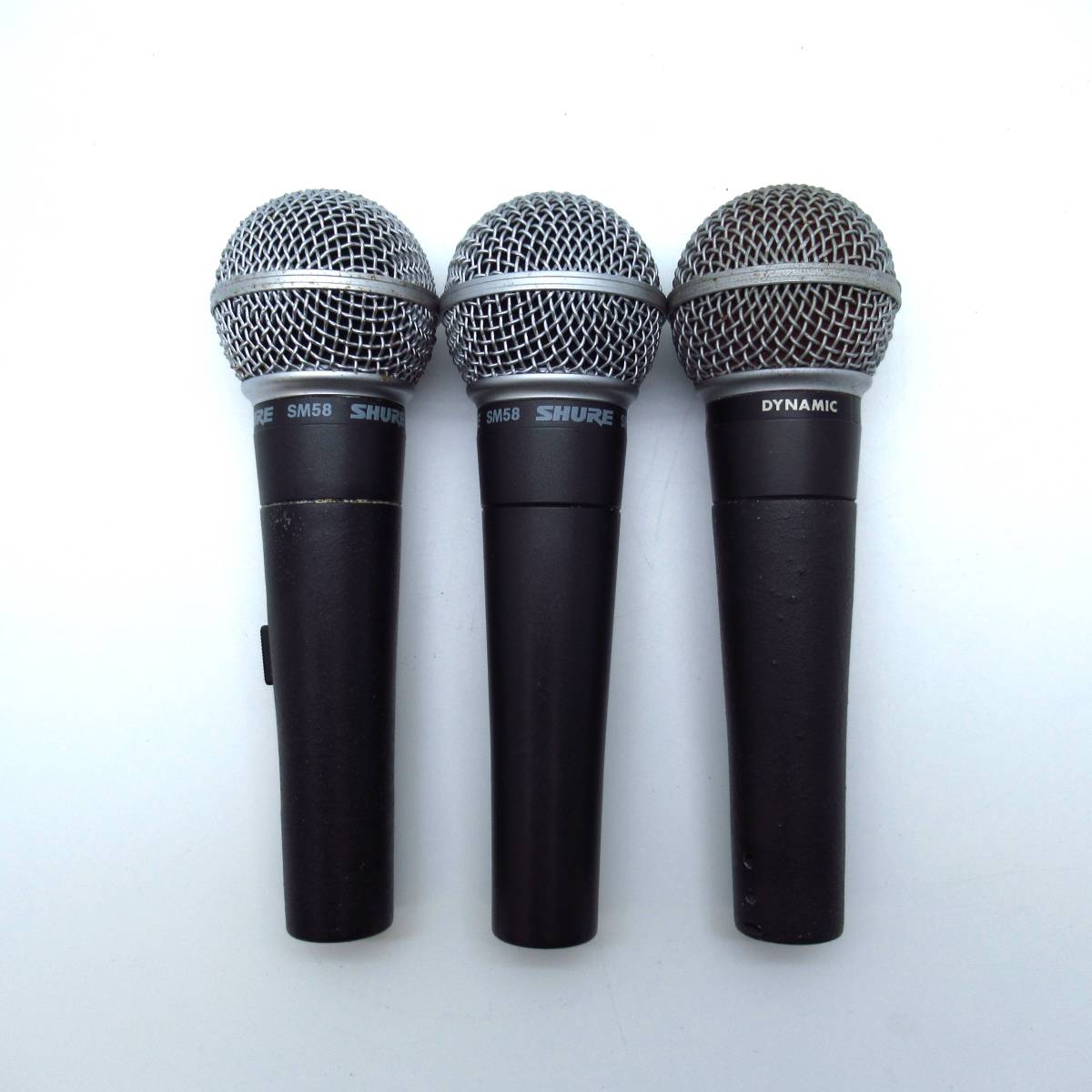 【3本セット】　シュア　SHURE　SM58　ダイナミックマイク　【ジャンク】_画像2