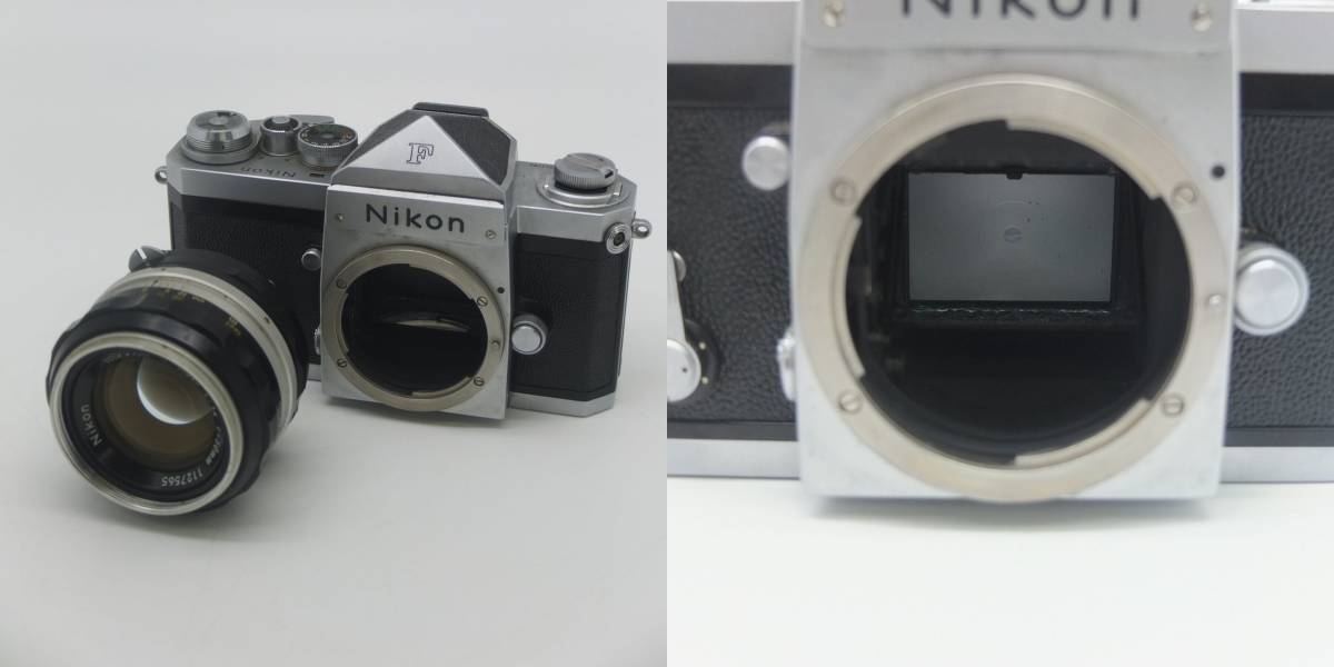 Nikon/ニコン F 一眼レフフィルムカメラ NIKKOR-S Auto 1:1.4 f=50mm レンズ_画像6