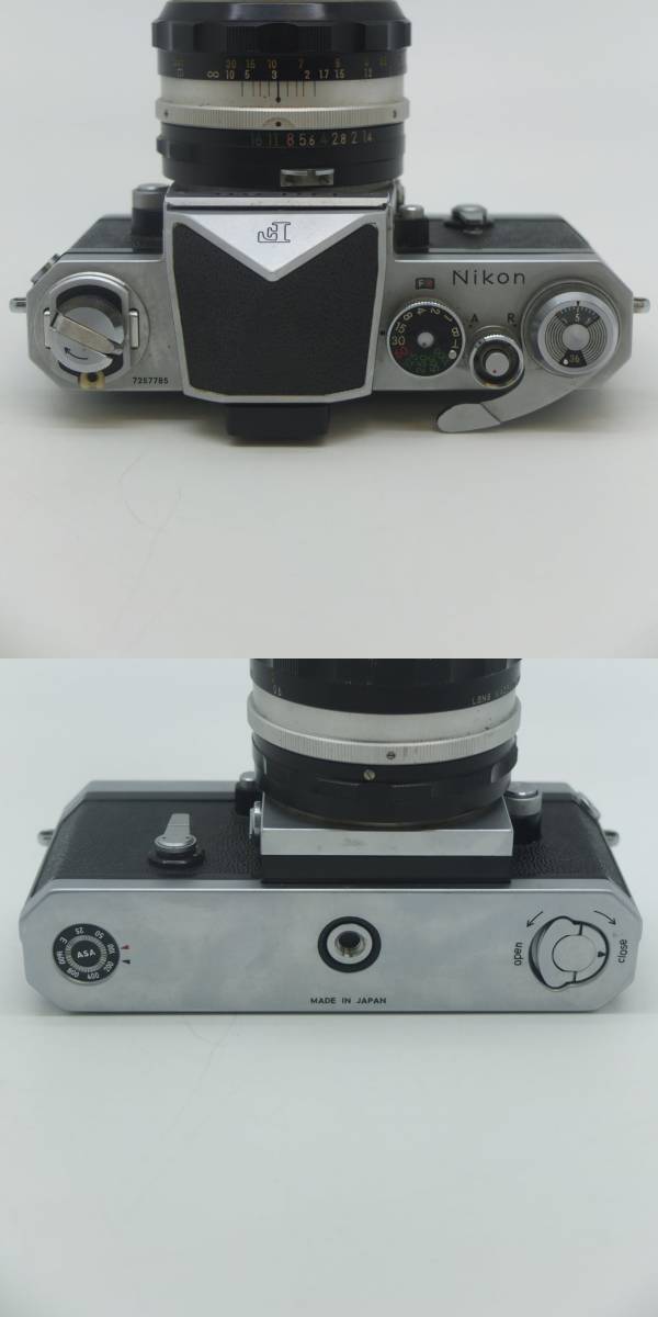 Nikon/ニコン F 一眼レフフィルムカメラ NIKKOR-S Auto 1:1.4 f=50mm レンズ_画像5