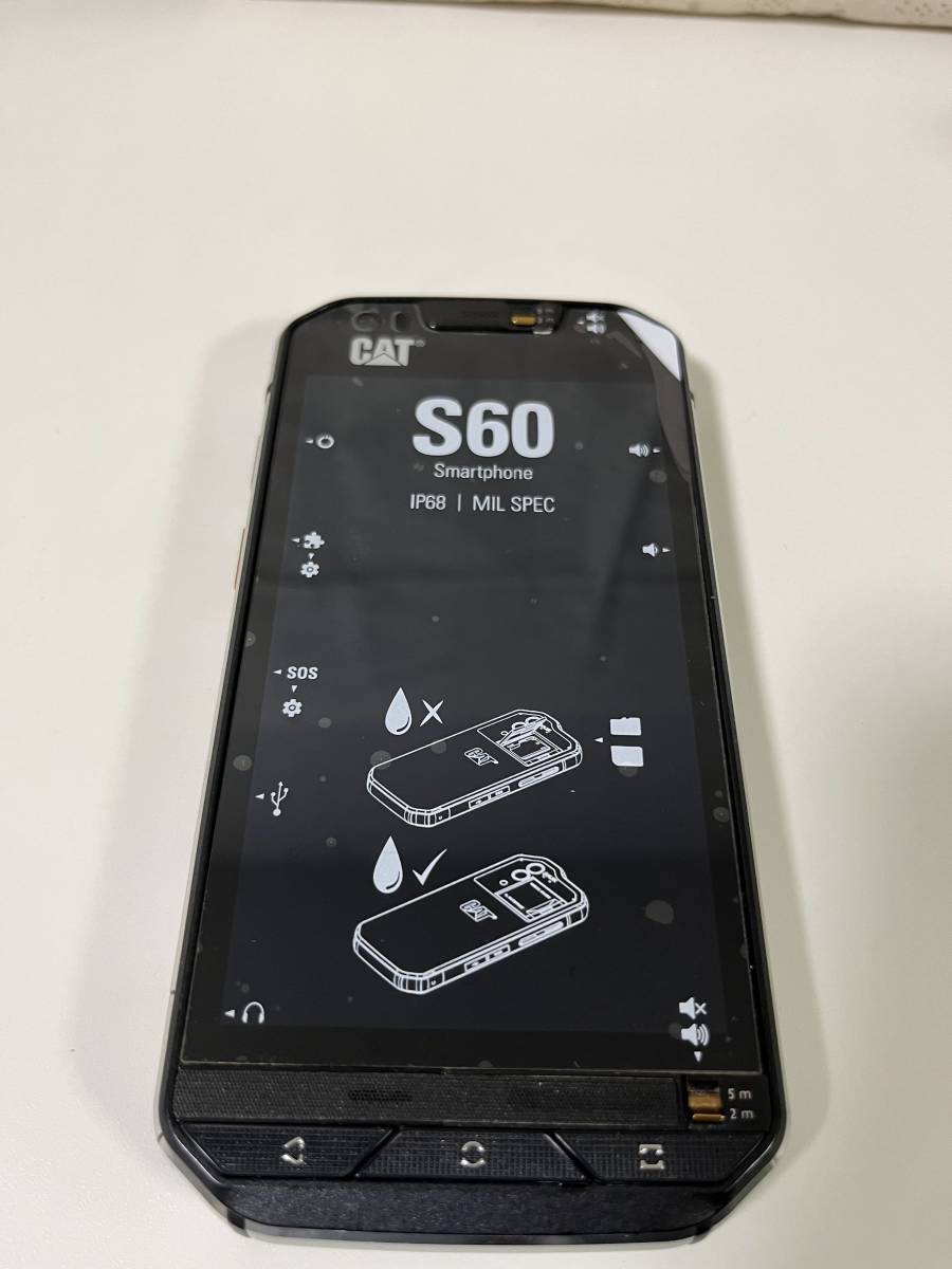 【動作良好・純正付属品全てあり】 CAT S60 Android FLIRサーマルカメラ搭載　中古　良品　バッテリー交換済_画像10