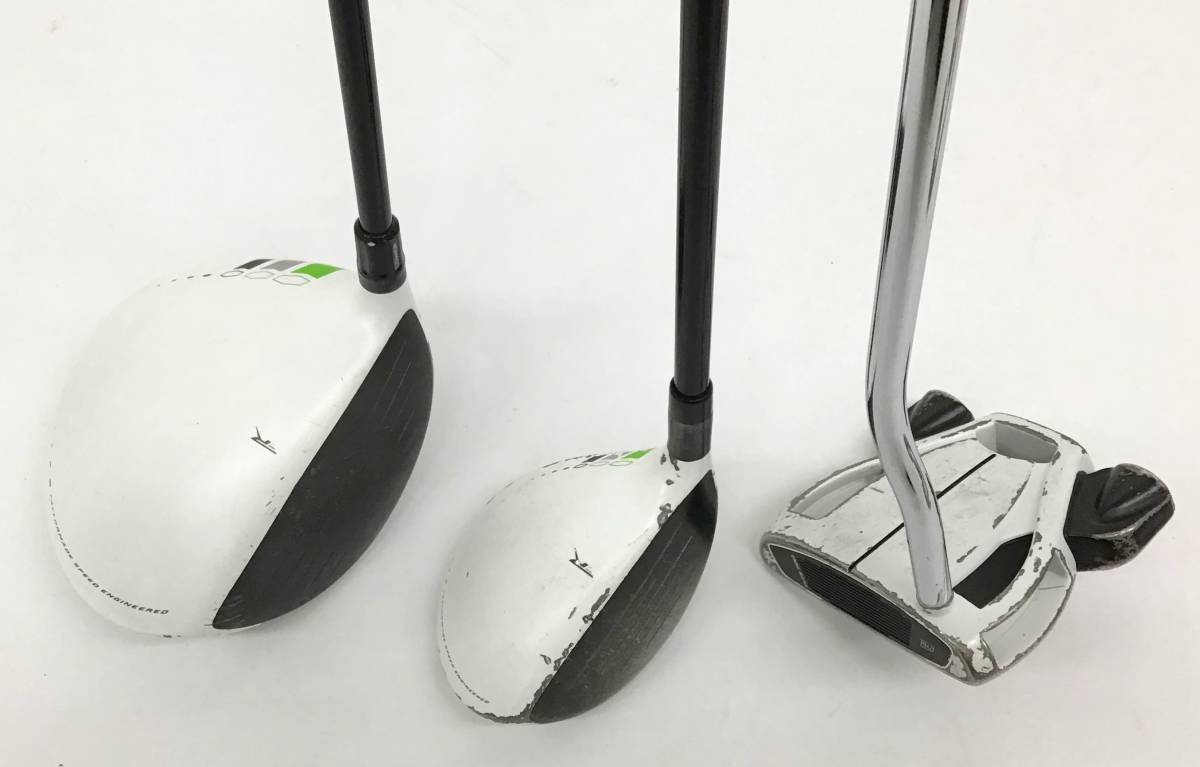 11本セット テーラーメイド RBZ メンズ 右利き 標準(R) クラブ/キャロウェイ キャディバッグ 赤/レッド ゴルフ 用品 TaylorMade_画像3