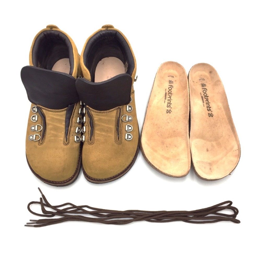 FOOTPRINTS フットプリンツ ブーツ BIRKENSTOCK Footprints オークランド 40 26.0cm スエード マスタード 444321 美品_画像9