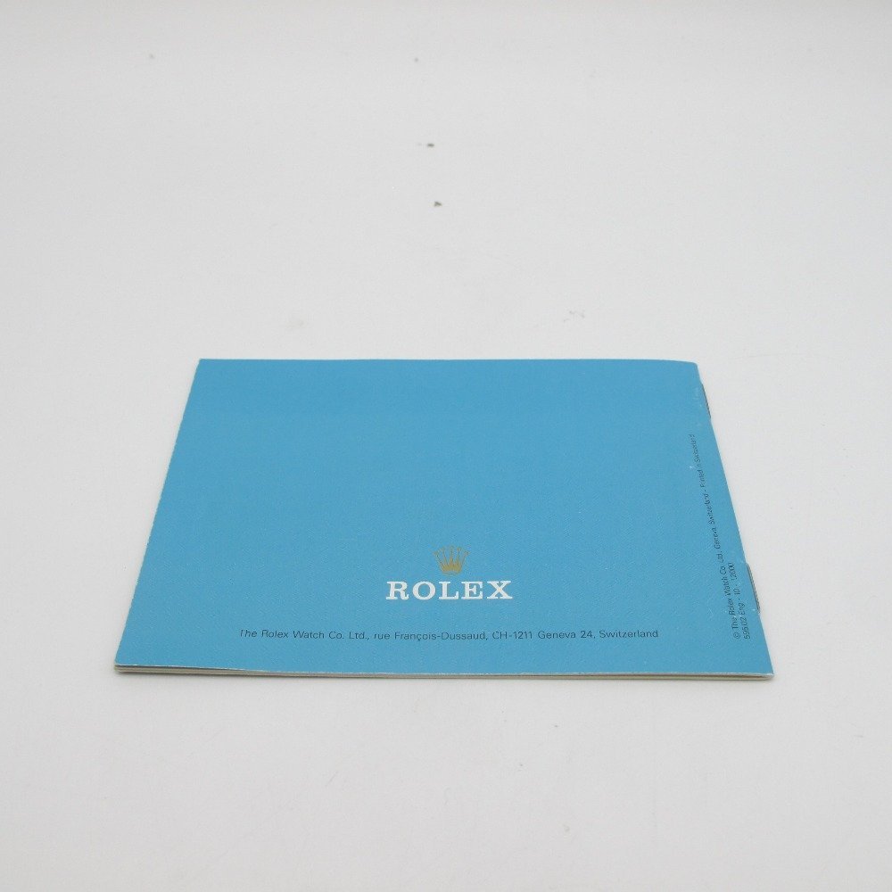 ROLEX ロレックス 腕時計 GMTマスター2説明書 英語表記 冊子 付属品_画像2