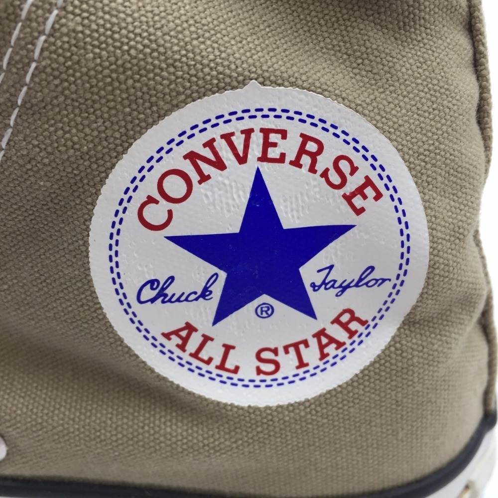 Converse All Star スニーカー CONVERSE オールスターH1 23.5cm ベージュ・カーキ MADE IN U.S.A 美品_画像9