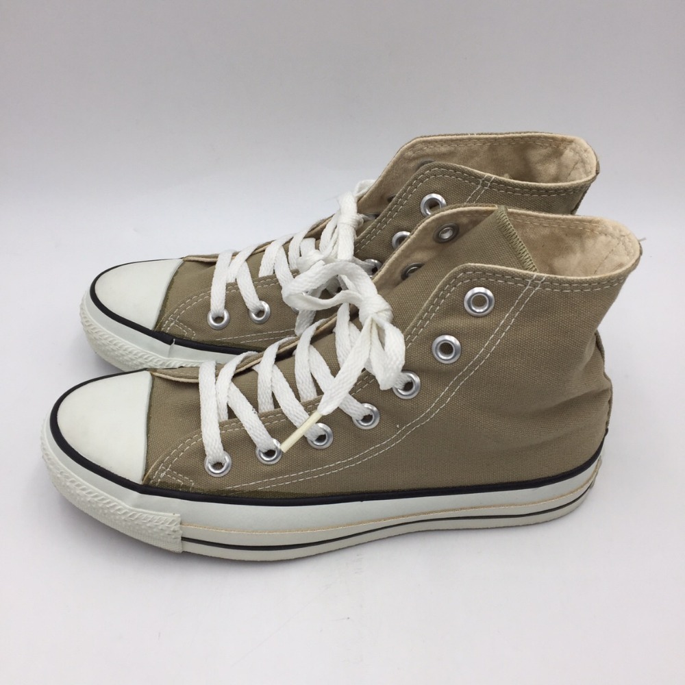 Converse All Star スニーカー CONVERSE オールスターH1 23.5cm ベージュ・カーキ MADE IN U.S.A 美品_画像3