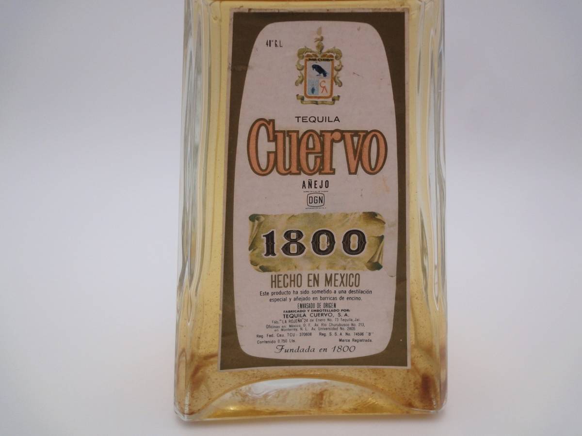 【1円スタート】未開栓 Cuervo ANEJO クエルボ アネホ 1800 TEQUILA 750ml 40％ クエルヴォ テキーラ 古酒 メキシコ MEXICO _画像6