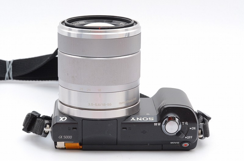 【１円スタート！】 Sony α5000 + E 18-55mm F3.5-5.6 OSS レンズ ミラーレス レンズセット ジャンクa6828_画像4