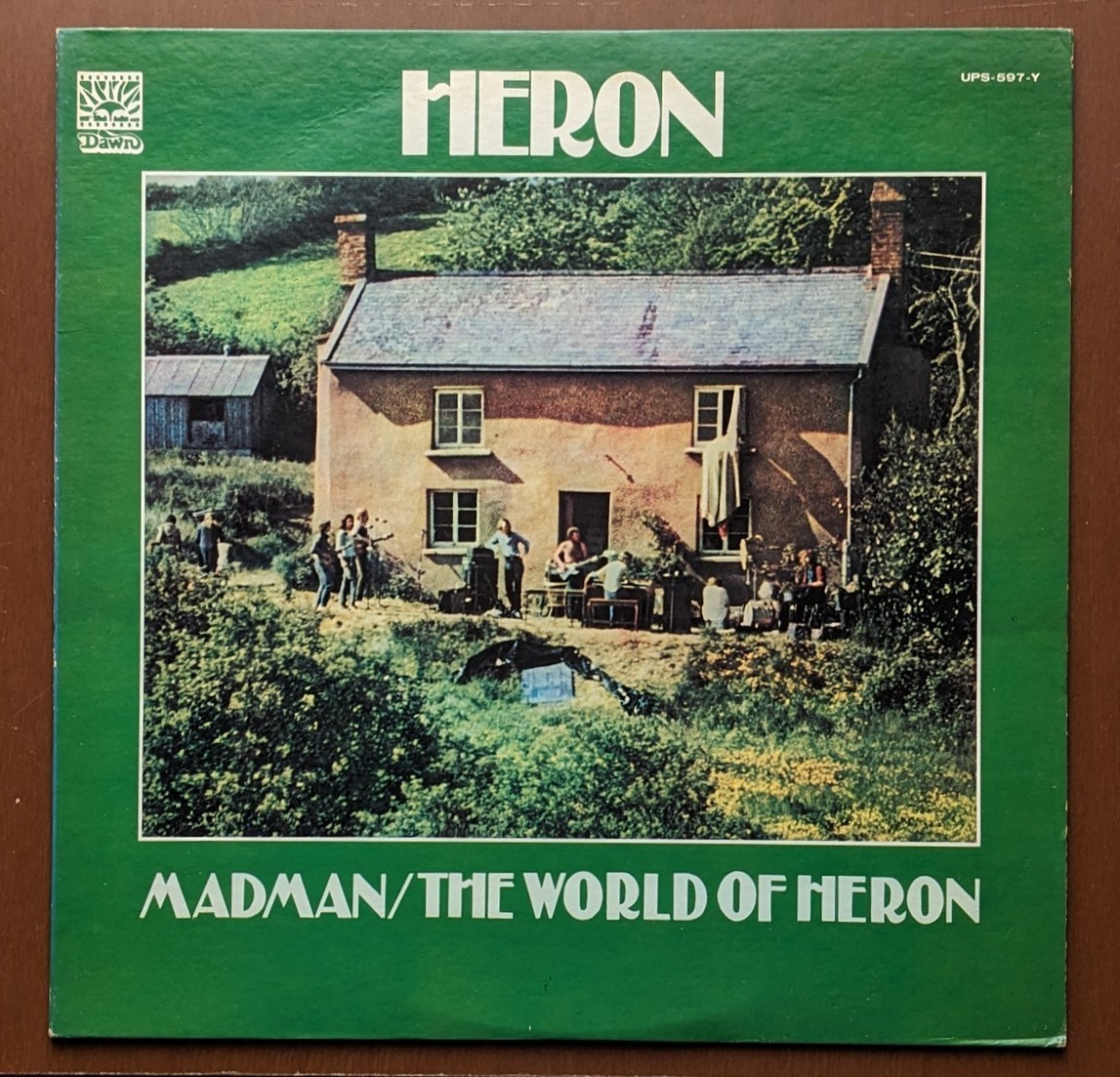 レア 英国フォーク名盤 HERON / MADMAN/THE WORLD OF HERON 国内盤中古レコード_画像1