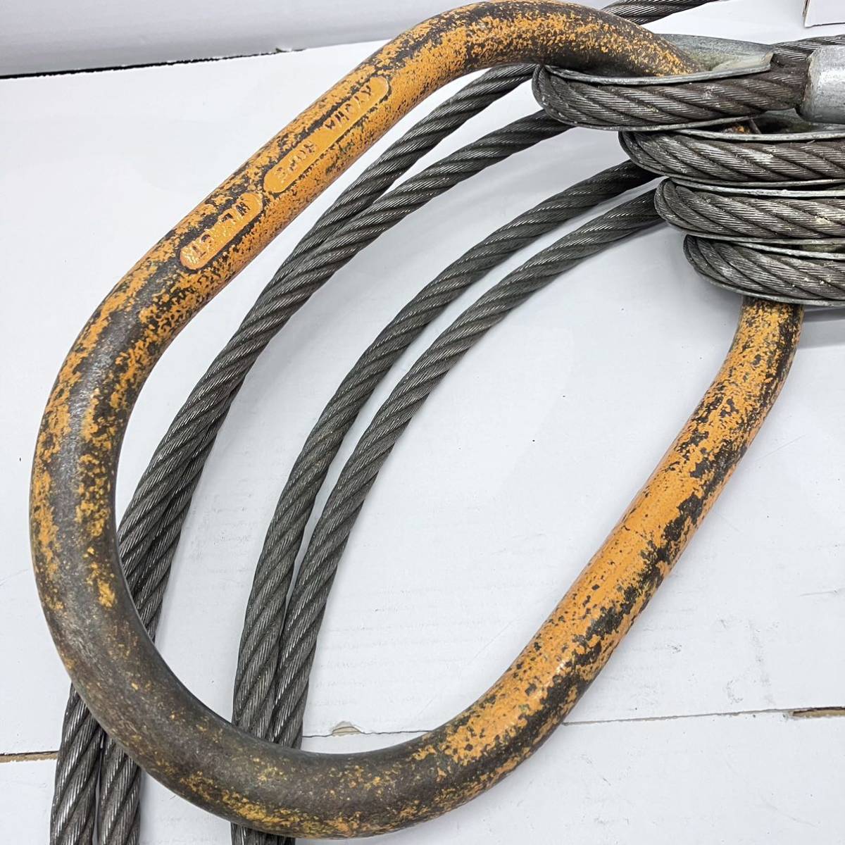 中古品 4点吊り ワイヤースリング フック マーテック BKL-6-10 中古品 4点吊り ワイヤースリング フック マーテック BKL-6-10