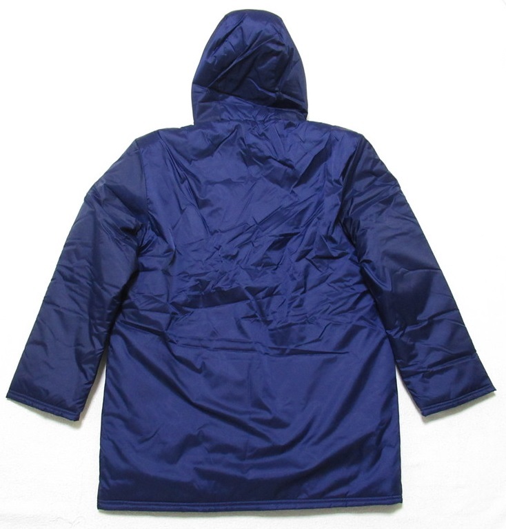 adidas men's bench coat navy blue dark blue L Adidas Stadium jacket cotton inside soccer football blue navy CV3747