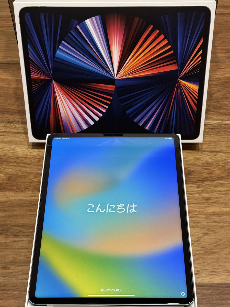 【超美品】Apple iPad Pro 12.9インチ 第5世代 M1チップ搭載 スペースグレイ Wi-Fi 256GB AppleStore購入品 元箱・付属品完備_画像2