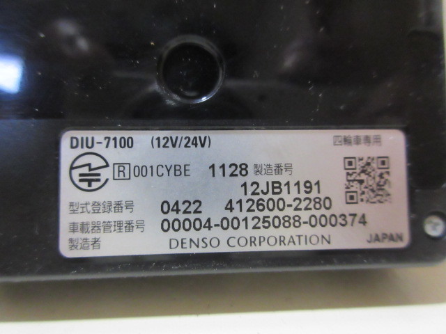 送料無料　DENSOデンソー　ETC　DIU-7100　軽自動車_画像5