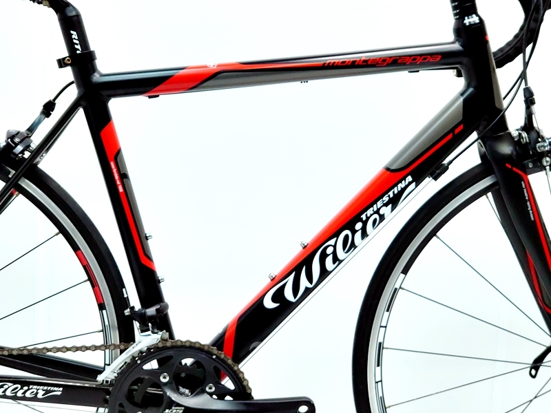 ▼▼ウィリエール WILIER モンテグラッパ 105 5700 2014年モデル アルミ ロードバイク Mサイズ 2×10速 マットブラック_画像5