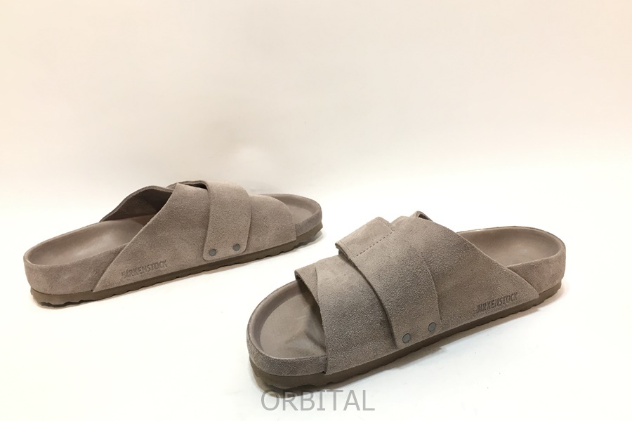 経堂) ビルケンシュトック BIRKENSTOCK 未使用 Kyoto Exquisite キョウト EXQ 42 27cm トープ スエード 定価￥29,700-_画像8